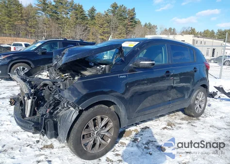 2015 Kia Sportage Lx from USA, damaged, VIN KNDPBCAC2F7701416